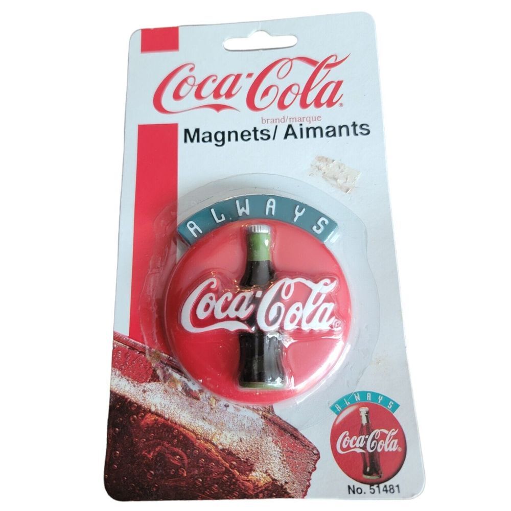 Always Coca-Cola Coke Vintage 1995 Refrigerator Magnet New Old Stock